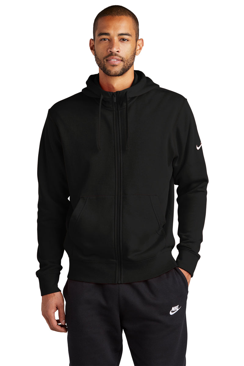 Nike Club Fleece Sleeve Swoosh Full Zip Hoodie