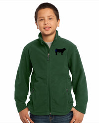 Youth Branded Cow Fleece Jacket