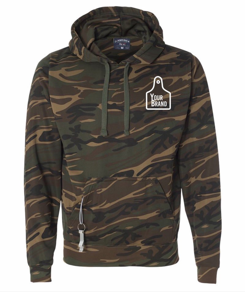Cow Tag Polyester Tailgate Hoodie