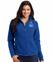 Ladies Cow Tag Fleece Jacket