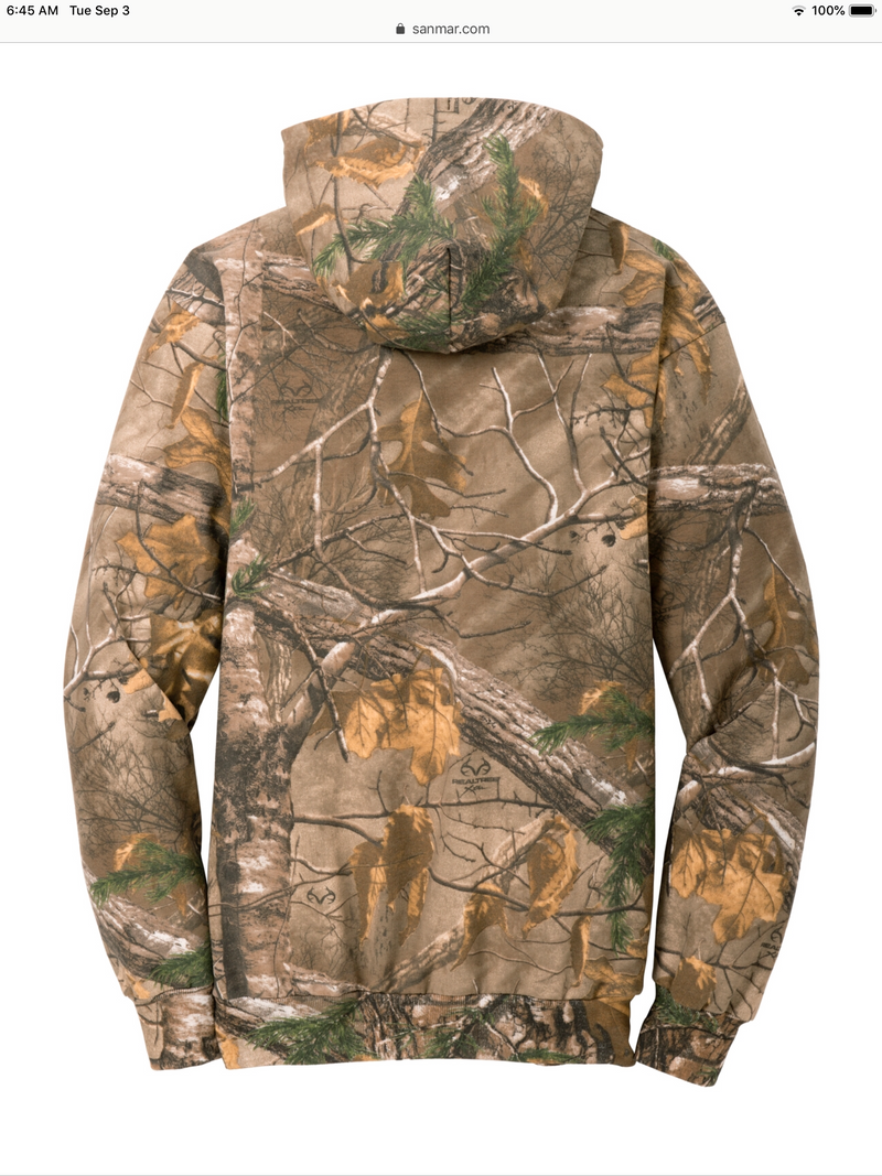 Cow Tag Russell Outdoors Camo Hoodie