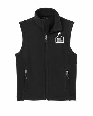 Youth Cow Tag Fleece Vest