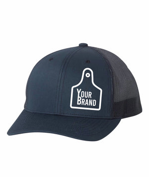 Yupoong Cow Tag Retro Trucker Hat
