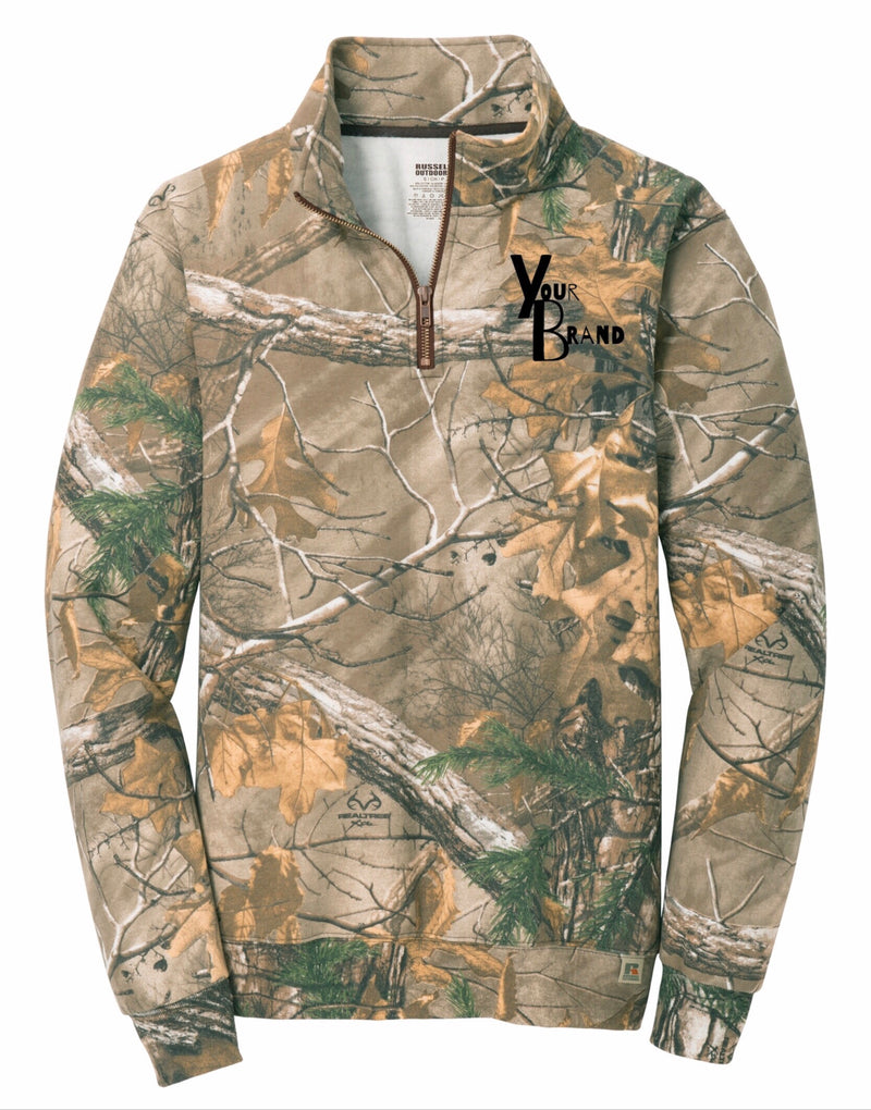 Just your Brand Russell Outdoors Camo 1/4 Zip