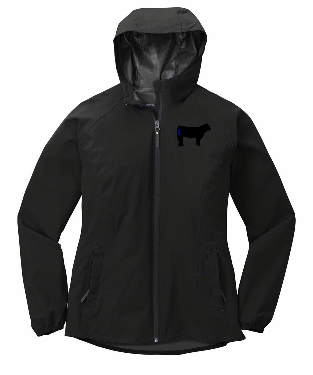 Ladies Branded Cow Essential Rain Jacket