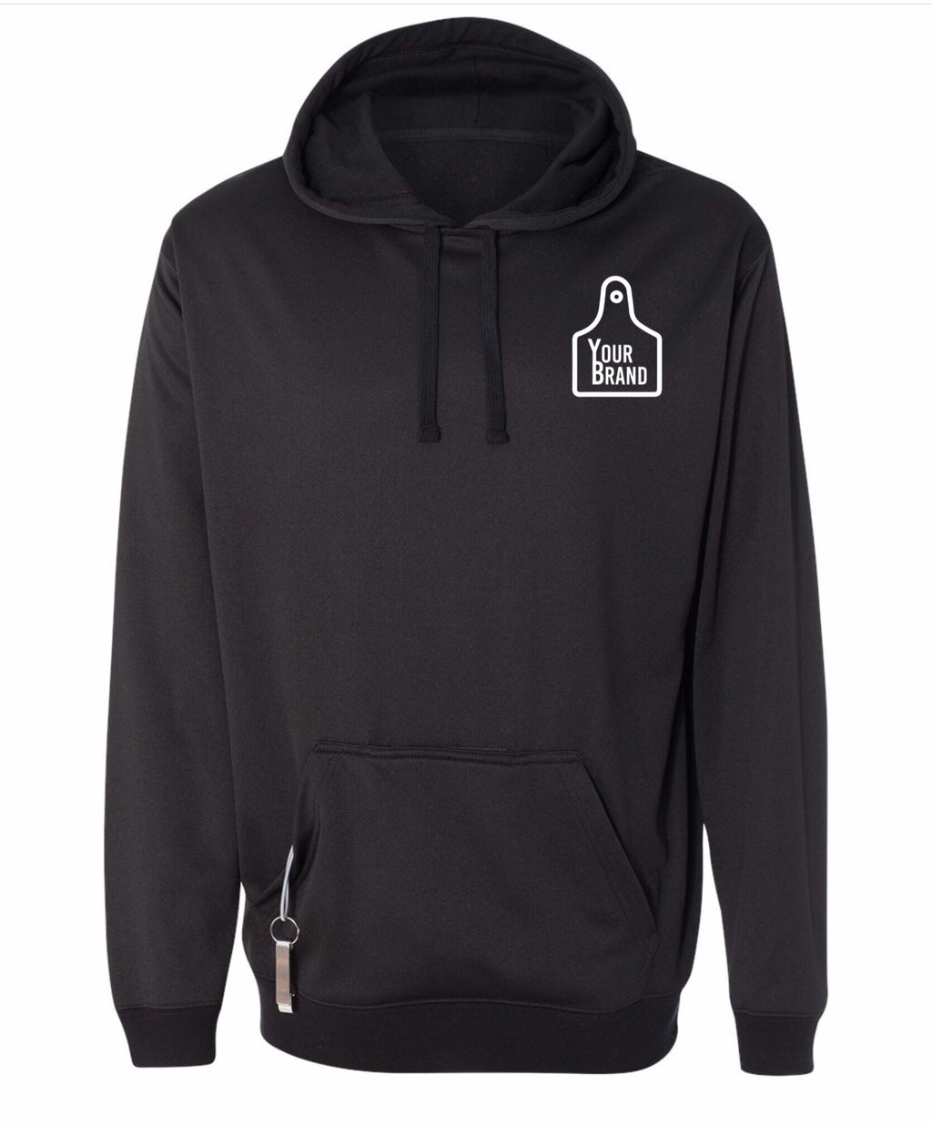 Cow Tag Polyester Tailgate Hoodie