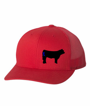 Yupoong Branded Cow Retro Trucker Hat