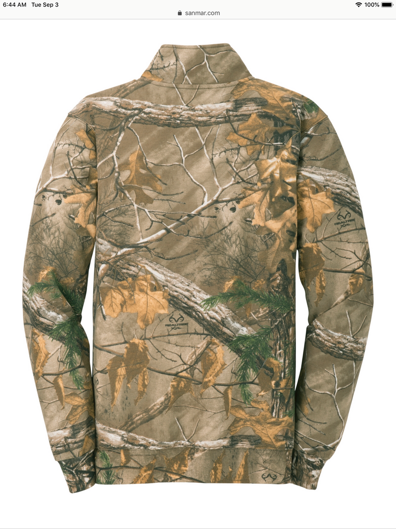 Just your Brand Russell Outdoors Camo 1/4 Zip