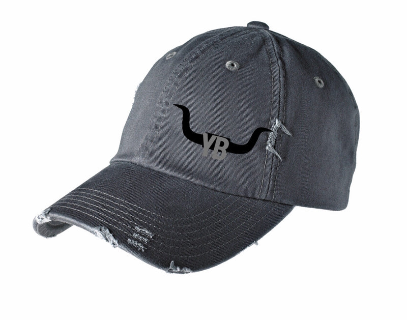 LONGHORN Branded Distressed Cap